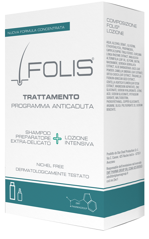 FOLIS TRATTAMENTO 1 LOZIONE 100 ML + 1 SHAMPOO 200 ML - Farmacia-flash.it
