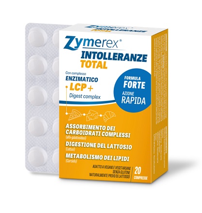 ZYMEREX INTOLLERANZE TOTAL 20 COMPRESSE - Farmacia-flash.it