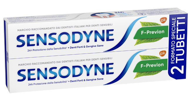 SENSODYNE F PREVION 2 X 75 ML - Farmacia-flash.it