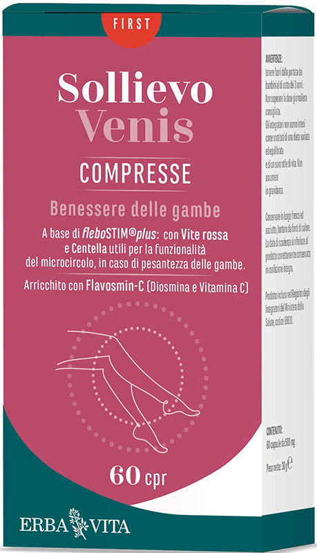 SOLLIEVO VENIS 60 COMPRESSE - Farmacia-flash.it