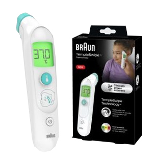 BRAUN TERMOMETRO TEMPLESWIPE - Farmacia-flash.it