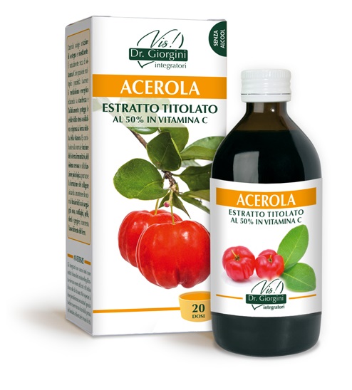 ACEROLA ESTRATTO TITOLATO AL 50% 200 ML - Farmacia-flash.it