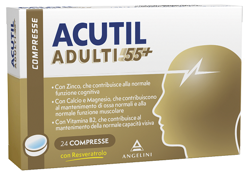 ACUTIL ADULTI 55+ 24 COMPRESSE IT - Farmacia-flash.it
