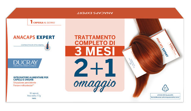 DUCRAY ANACAPS EXPERT CAPELLI E UNGHIE 3 X 30 CAPSULE - Farmacia-flash.it