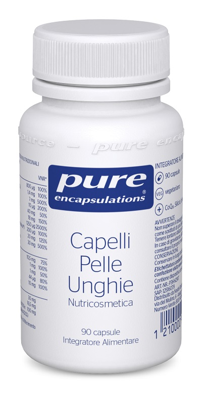 PURE ENCAPSULATIONS CAPELLI PELLE UNGHIE 90 CAPSULE - Farmacia-flash.it