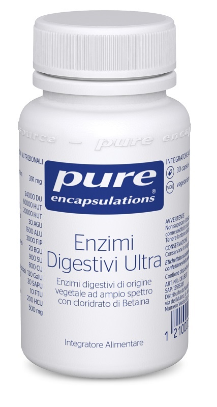 PURE ENCAPSULATIONS ENZIMI DIGESTIVI ULTRA 30 CAPSULE - Farmacia-flash.it