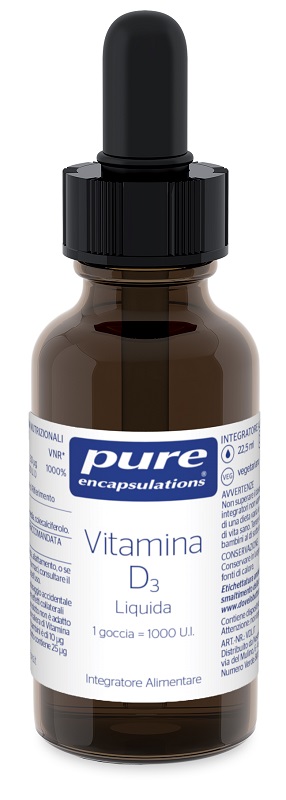 PURE ENCAPSULATIONS VITAMINA D3 LIQUIDA 22,5 ML - Farmacia-flash.it