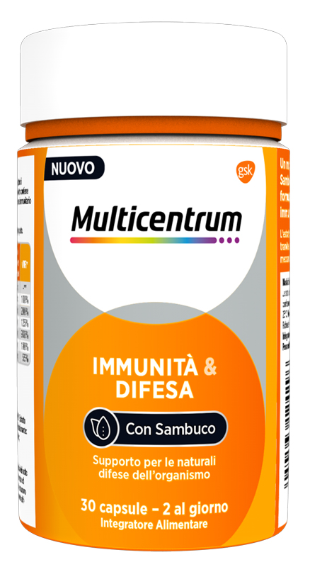 MULTICENTRUM IMMUNITA' & DIFESA 30 CAPSULE - Farmacia-flash.it