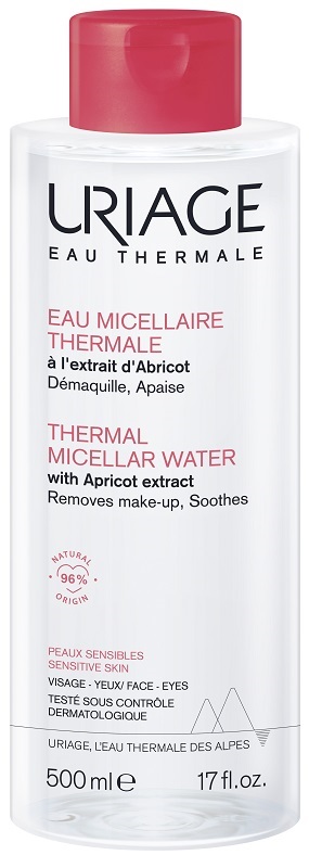 URIAGE EAU MICELLAIRE THERMALE PELLI SECCHE FLACONE 500 ML - Farmacia-flash.it