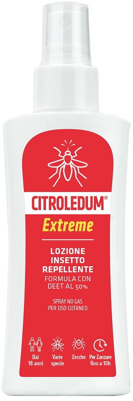 CITROLEDUM LOZIONE SPRAY EXTREME DEET 50% 100 ML - Farmacia-flash.it