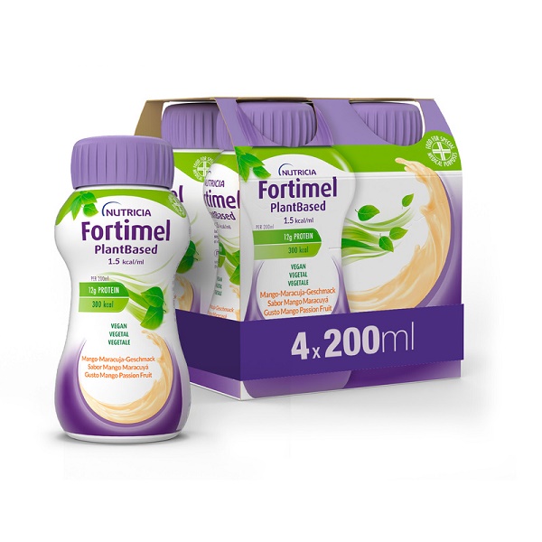 FORTIMEL PLANT BASED MANGO PASSION FRUIT 4 BOTTIGLIE DA 200 ML - Farmacia-flash.it