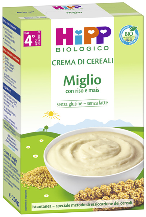 HIPP BIO CREMA CEREALI MIGLIO 200 G - Farmacia-flash.it