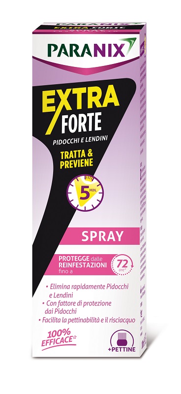 SPRAY EXTRA FORTE PARANIX PER PIDOCCHI E LENDINI 100 ML - Farmacia-flash.it