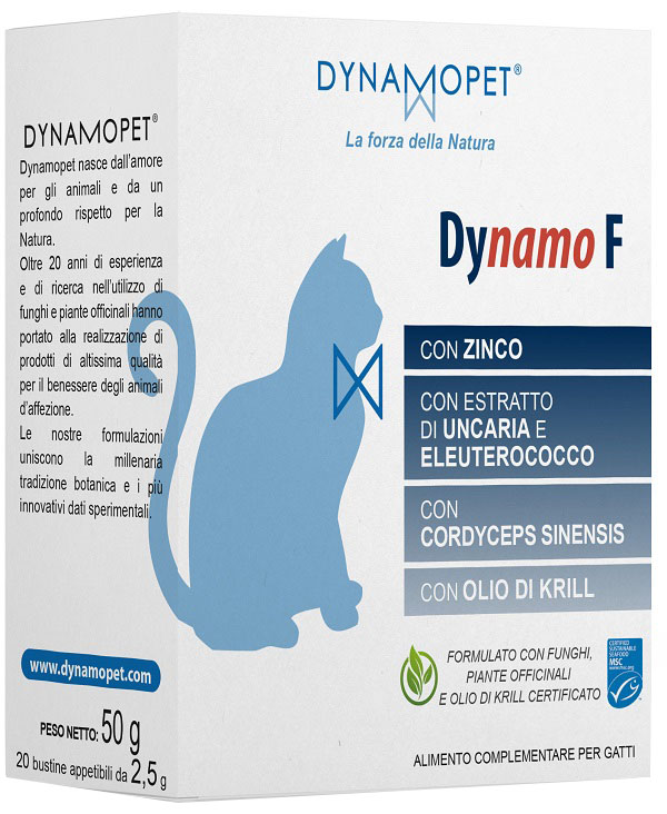 DYNAMO F GATTI 20 BUSTINE APPETIBILI DA 2,5 G - Farmacia-flash.it