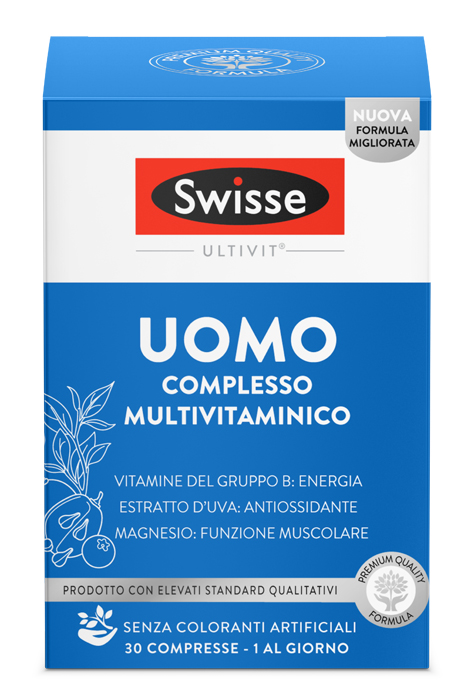 SWISSE MULTIVITAMINICO UOMO 30 COMPRESSE - Farmacia-flash.it
