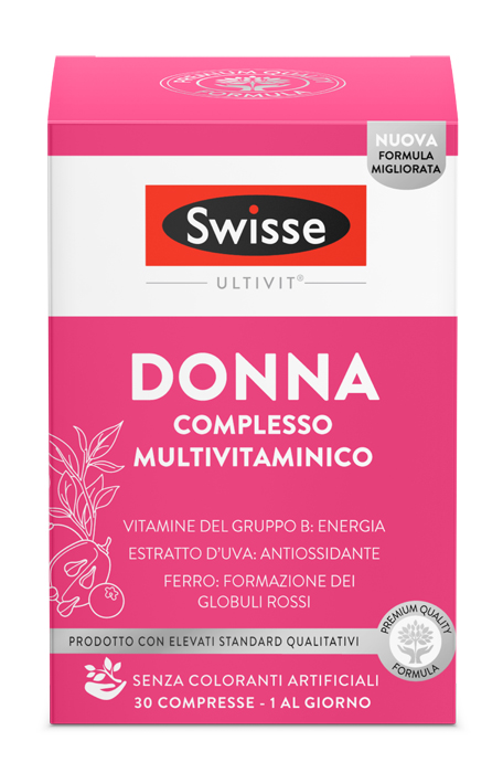 SWISSE MULTIVITAMINICO DONNA 30 COMPRESSE - Farmacia-flash.it