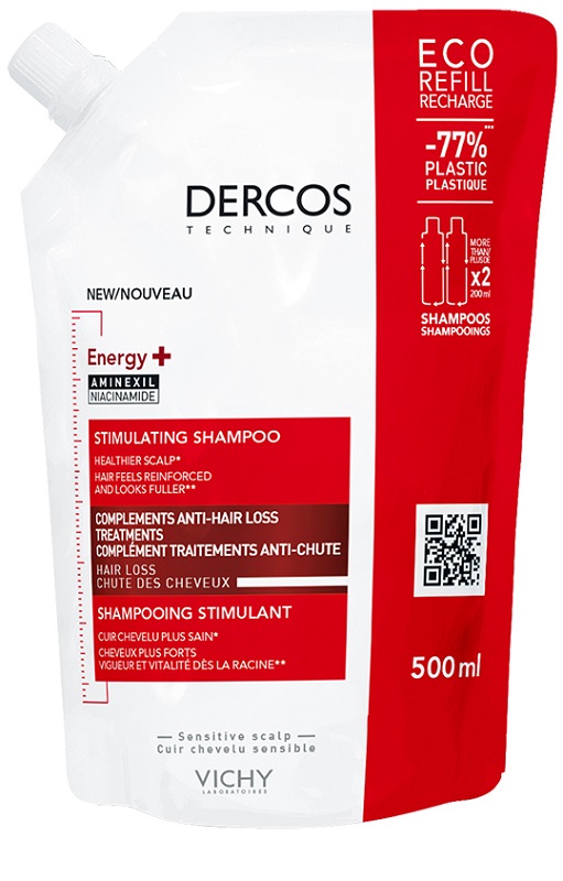 DERCOS ECO RICARICA ENERGIZZANTE 500 ML - Farmacia-flash.it