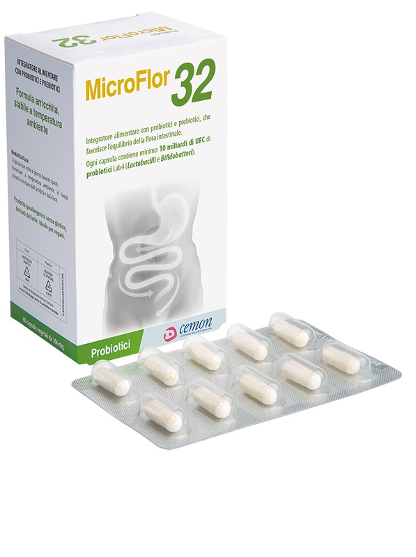 MICROFLOR 32 60 CAPSULE 366 MG NO FRIGO - Farmacia-flash.it