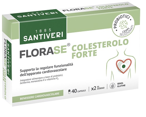 FLORASE COLESTEROLO FORTE 40 CAPSULE - Farmacia-flash.it