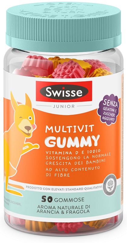 SWISSE JUNIOR MULTIVIT GUMMY 50 PASTIGLIE GOMMOSE - Farmacia-flash.it