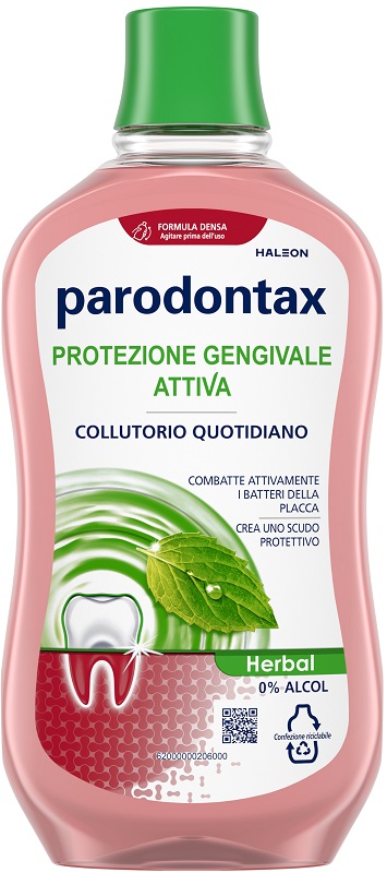 PARODONTAX COLLUTORIO PROTEZIONE GENGIVE HERBAL 500 ML - Farmacia-flash.it