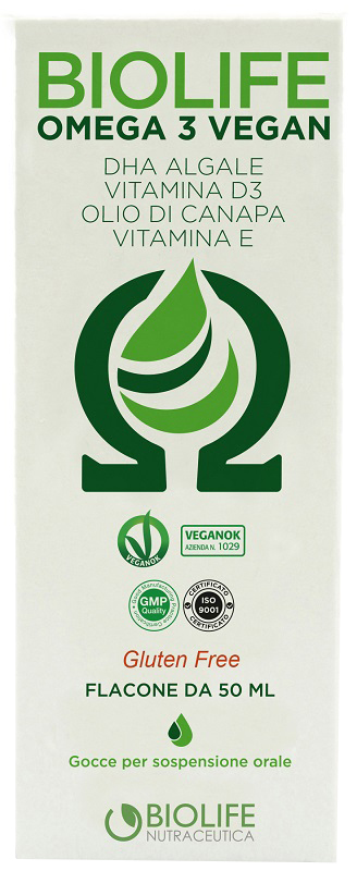 BIOLIFE OMEGA 3 VEGAN 50 ML - Farmacia-flash.it