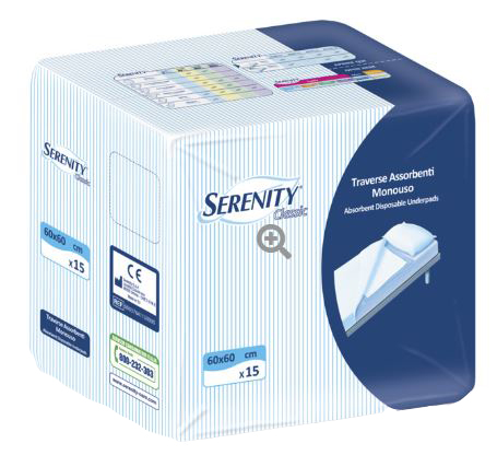 TRAVERSA SERENITY CLASSIC TRAVERSA SUPER 60X60 CM 30 PEZZI - Farmacia-flash.it