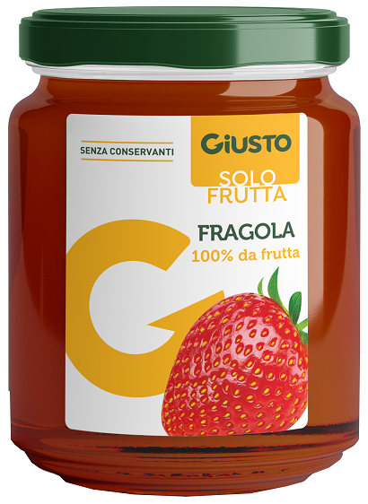 GIUSTO SOLO FRUTTA MARMELLATA FRAGOLE 284 G - Farmacia-flash.it
