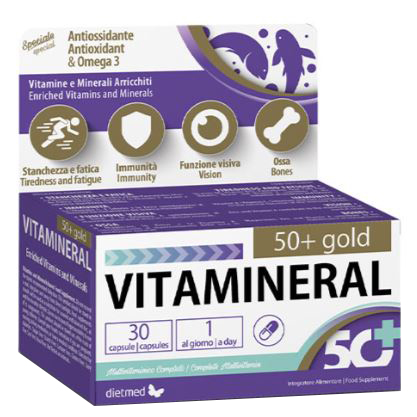 VITAMINERAL 50+ GOLD 30 CAPSULE - Farmacia-flash.it