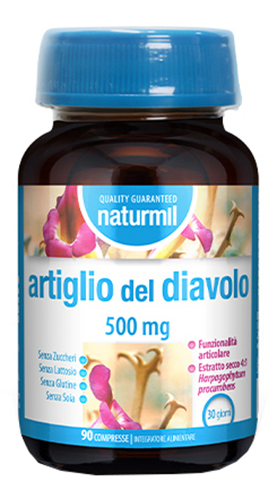 NATURMIL ARTIGLIO DEL DIAVOLO 500 MG 90 COMPRESSE - Farmacia-flash.it