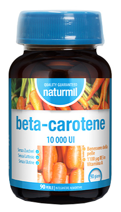 NATURMIL BETA-CAROTENE 10000 UI 90 PERLE - Farmacia-flash.it