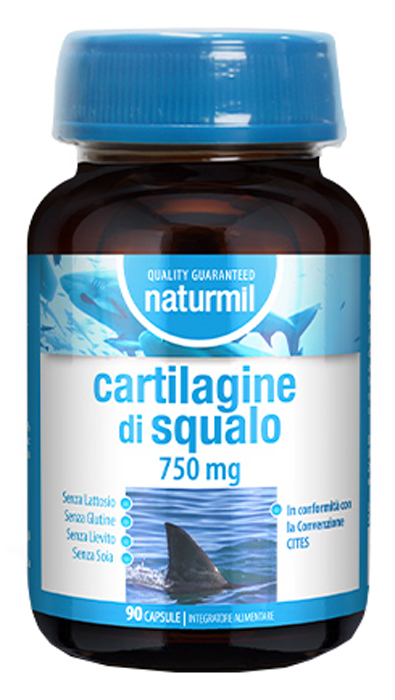 NATURMIL CARTILAGINE DI SQUALO 750 MG 90 CAPSULE - Farmacia-flash.it