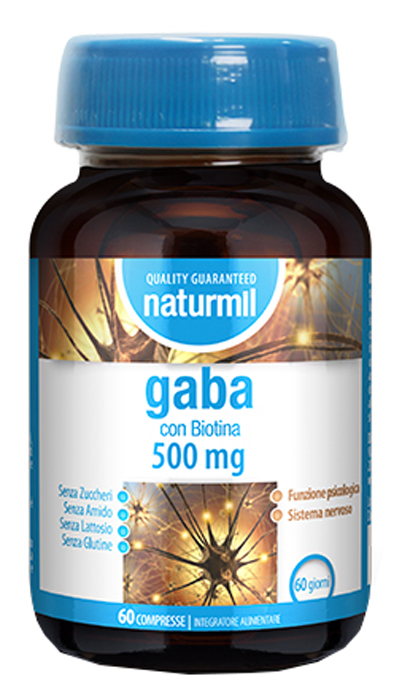 NATURMIL GABA 500 MG 60 CAPSULE - Farmacia-flash.it