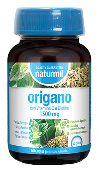 NATURMIL ORIGANO 1500 MG 60 CAPSULE - Farmacia-flash.it