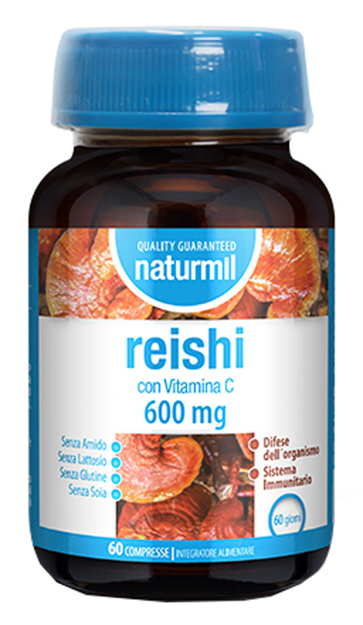 NATURMIL REISHI 600 MG 60 COMPRESSE - Farmacia-flash.it