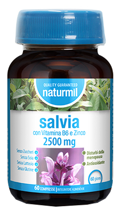 NATURMIL SALVIA 2500 MG 60 COMPRESSE - Farmacia-flash.it