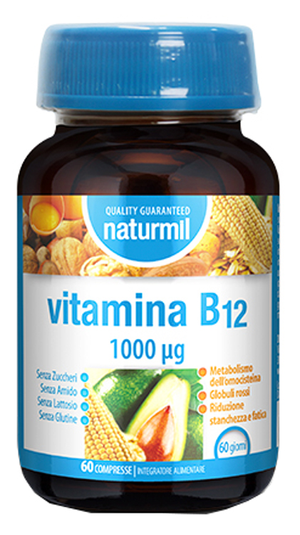NATURMIL VITAMINA B12 1000 MCG 60 COMPRESSE DA 0,67 G - Farmacia-flash.it