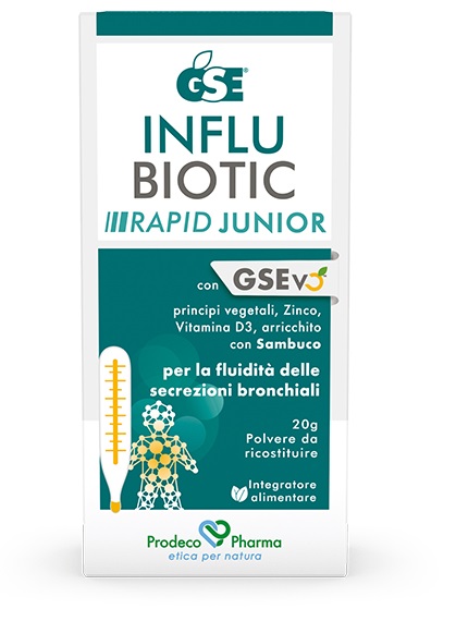 GSE INFLUBIOTIC RAPID JUNIOR 20 G - Farmacia-flash.it