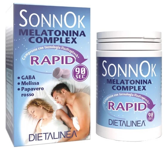 DIETALINEA SONNOK MELATONINA RAPID 60 COMPRESSE - Farmacia-flash.it
