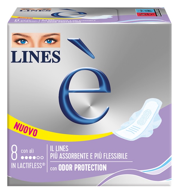 LINES E' ALI DOWNCOUNT 8 PEZZI - Farmacia-flash.it