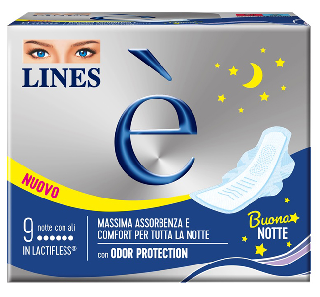 LINES E' NOTTE CARRY PACK 9 PEZZI - Farmacia-flash.it