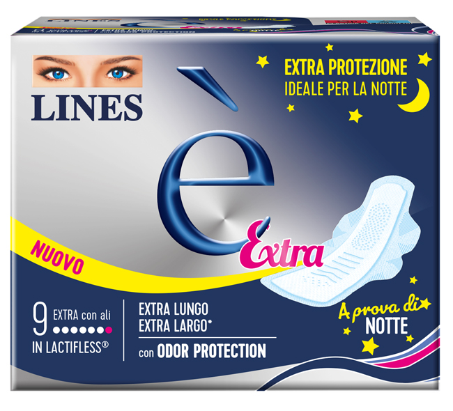 LINES E' EXTRA CARRY PACK 9 PEZZI - Farmacia-flash.it