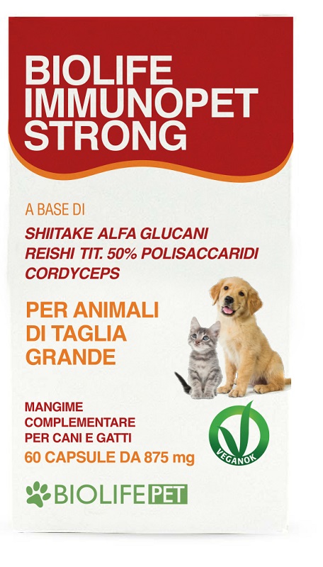 BIOLIFE IMMUNOPET STRONG 60 CAPSULE - Farmacia-flash.it
