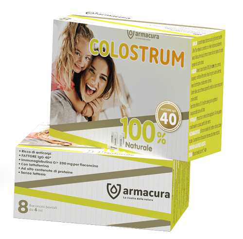 ARMACURA COLOSTRUM 8 FLACONCINI 6 ML - Farmacia-flash.it