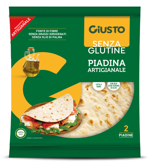 GIUSTO SENZA GLUTINE PIADINA 220 G - Farmacia-flash.it