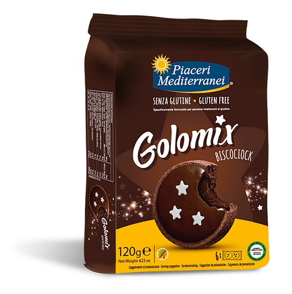 PIACERI MEDITERRANEI GOLOMIX BISCOCIOCK 6 PEZZI DA 20 G - Farmacia-flash.it