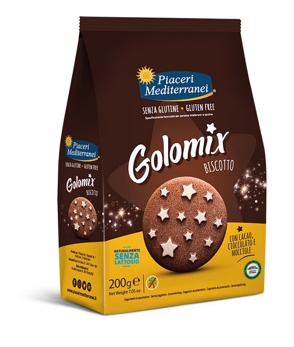 PIACERI MEDITERRANEI GOLOMIX BISCOTTO 200 G - Farmacia-flash.it