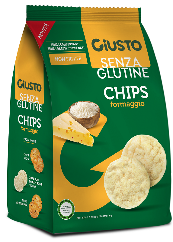 GIUSTO SENZA GLUTINE CHIPS FORMAGGIO 40 G - Farmacia-flash.it