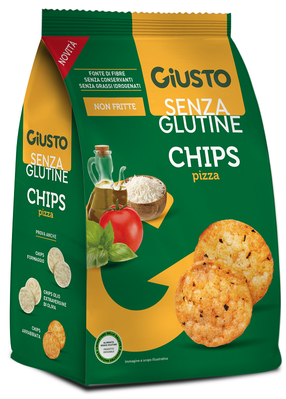 GIUSTO SENZA GLUTINE CHIPS PIZZA 40 G - Farmacia-flash.it