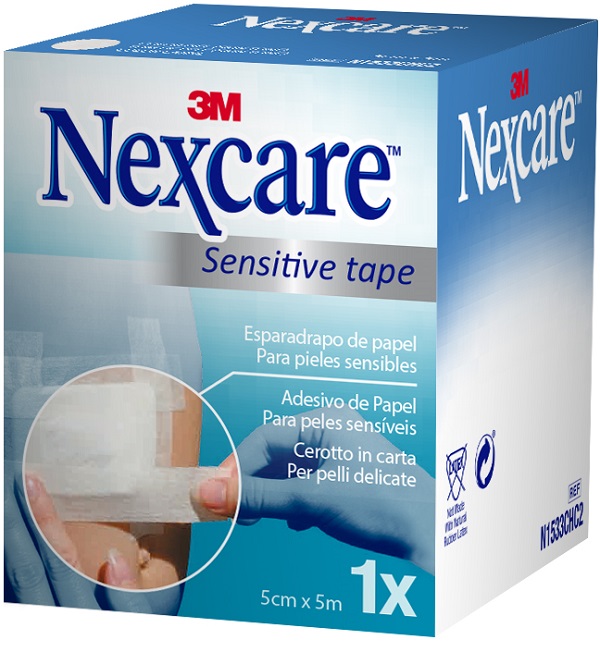 CEROTTO SU ROCCHETTO NEXCARE SENSITIVE TAPE 5X500CM - Farmacia-flash.it
